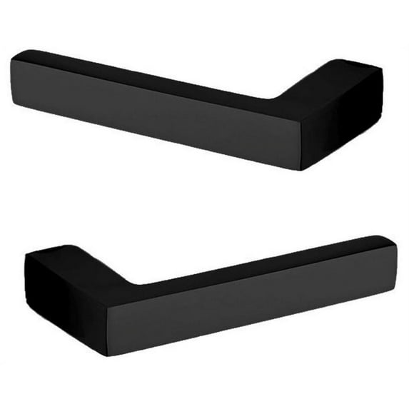 Baldwin L023.Mr Pair Of Estate Levers Minus Rosettes - Black