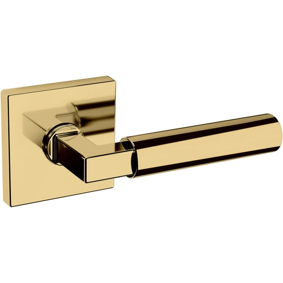 Baldwin L029.Rdm L029 Gramercy Right Handed Non-Turning One-Sided Dummy Door Lever - Brass