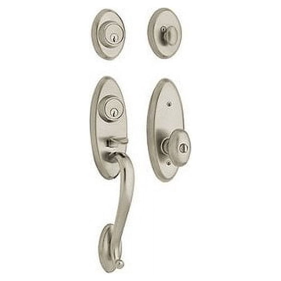 Baldwin Landon Full Dummy Handleset with Interior Knob