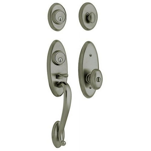 Baldwin Landon Single Cylinder Handleset with Interior Knob