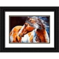 thumbnail image 1 of Baldwin, Marcia 14x11 Black Ornate Wood Framed with Double Matting Museum Art Print Titled - Mohican Indian War Horse, 1 of 4