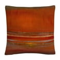 thumbnail image 1 of Baldwin Masters Fine ArtHorizon Abstract Bold Industrial Decorative Pillow, Red, 16″ x 16, 1 of 3