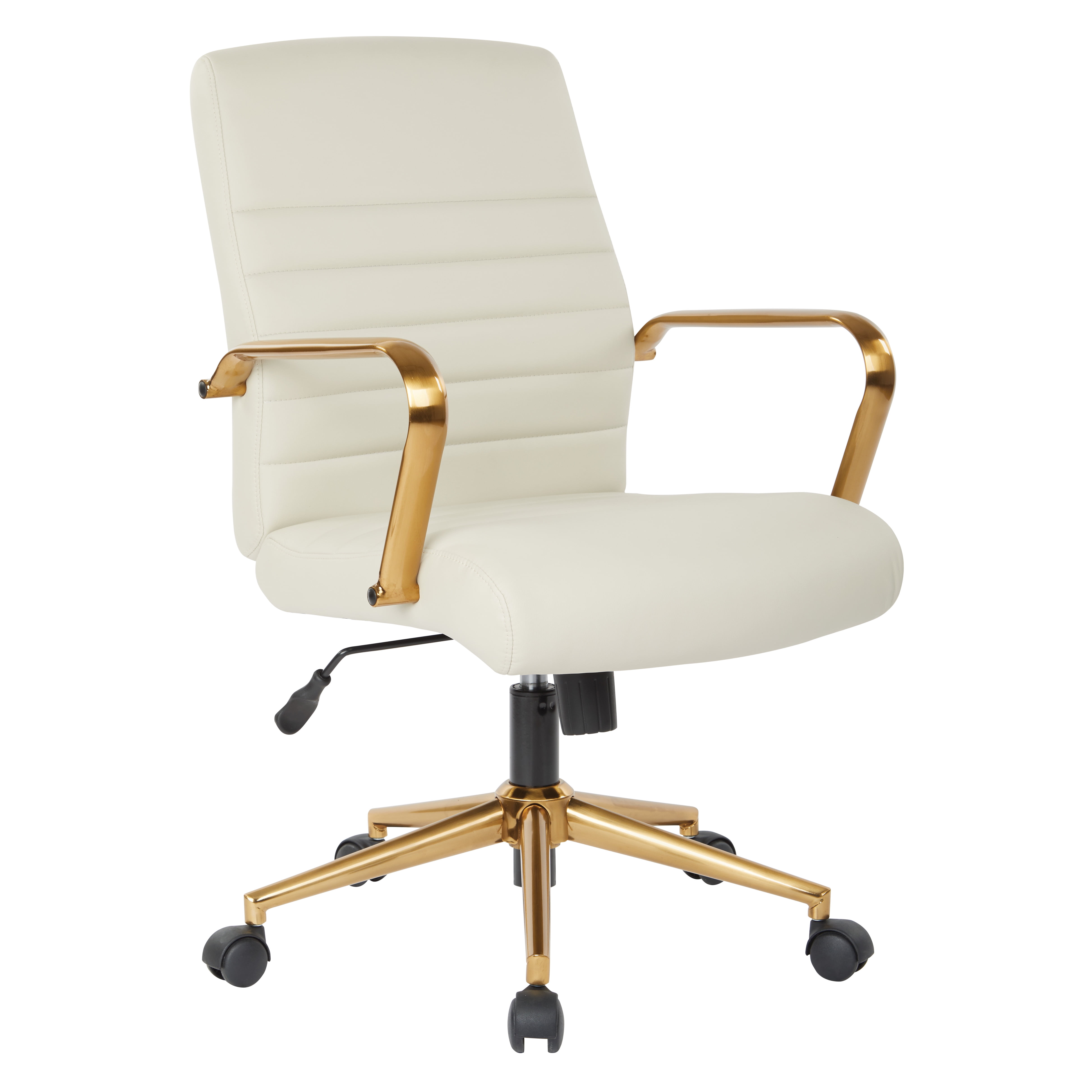 Baldwin Mid-Back Faux Leather Chair - Walmart.com