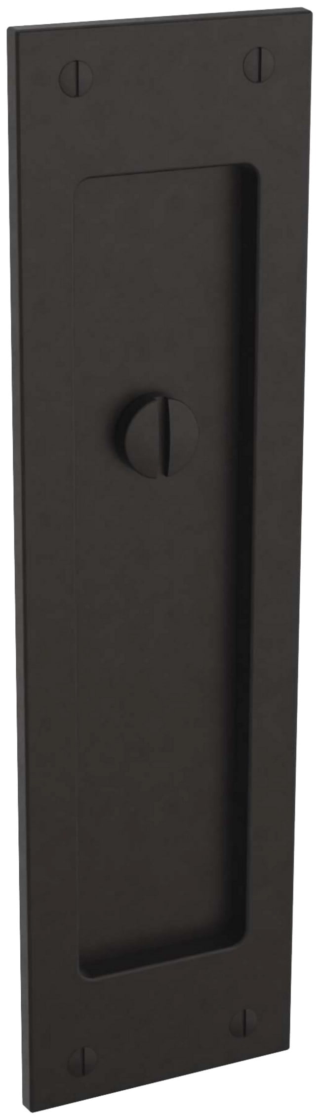 Bequille De Porte Baldwin Santa Monica - Laiton Satiné Et Noir, Pour Porte Coulissante (PD005.PRIV)