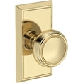 thumbnail image 1 of Baldwin PSBREHFR031 Bremerton Passage Door Knob Set - Brass, 1 of 7