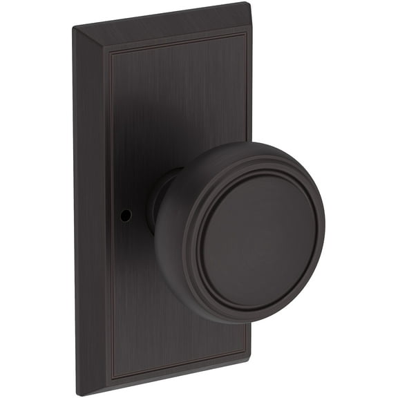 Baldwin Pv.Bre.Hfr Bremerton Privacy Door Knob Set - Bronze