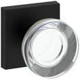 thumbnail image 1 of Baldwin Ps.Ccy.Csr Contemporary Crystal Passage Door Knob Set - Black, 1 of 7