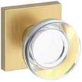 thumbnail image 1 of Baldwin Ps.Ccy.Csr Contemporary Crystal Passage Door Knob Set - Brass, 1 of 7
