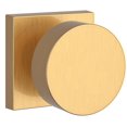 thumbnail image 1 of Baldwin PVCONCSR044 Contemporary Privacy Door Knob - Brass, 1 of 7