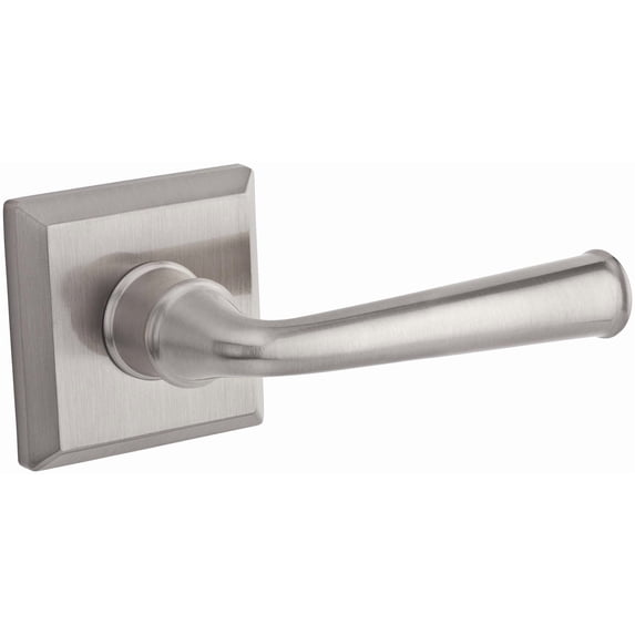 Baldwin PSFEDTSR150 Reserve Passage Federal with Traditional Square Rose in Satin Nickel Finish