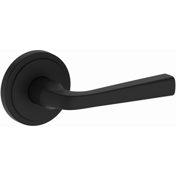 Baldwin PSKINSRR190 Kingvale Passage Door Lever Set - Black