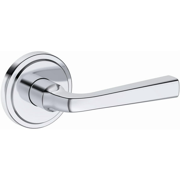 Baldwin Ps.Kin.R.Srr Kingvale Passage Door Lever Set - Chrome