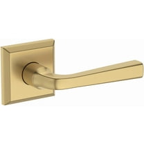 Baldwin Ps.Kin.R.Tsr Kingvale Passage Door Lever Set - Brass