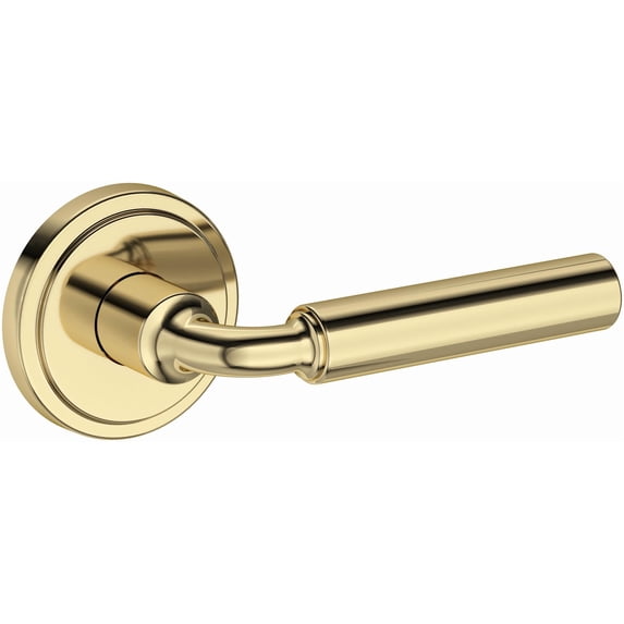 Baldwin PSLACSRR031 La Conner Passage Door Lever Set - Brass