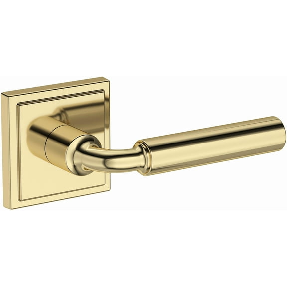Baldwin PSLACSSR031 La Conner Passage Door Lever Set - Brass