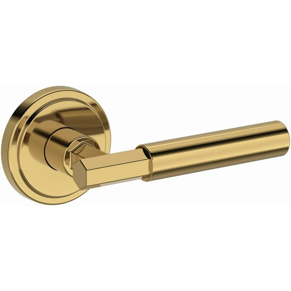 Baldwin PSRIDSRR003 Riddling Passage Door Lever Set - Brass