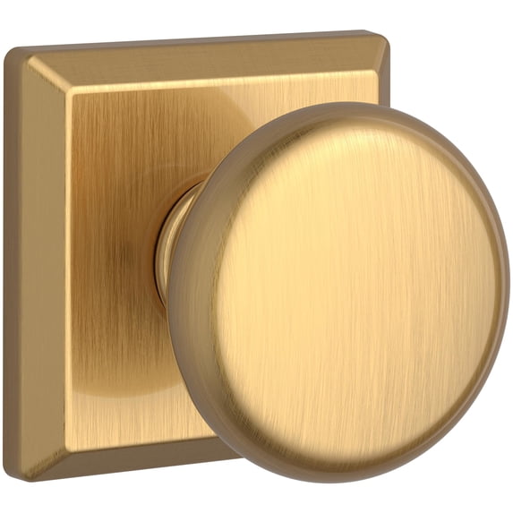 Baldwin PSROUTSR044 Round Passage Door Knob - Brass