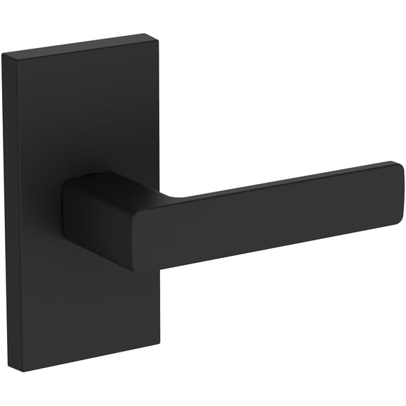 Baldwin PSSHACFR190 Sharpewood Passage Door Lever Set - Black