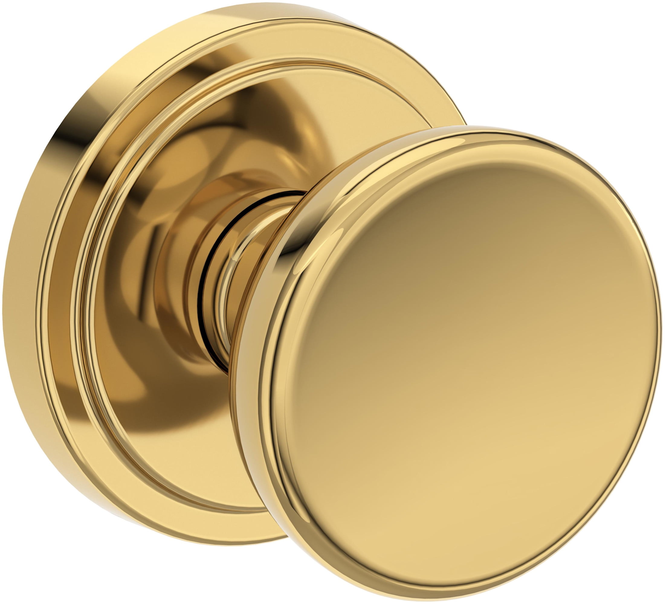 Baldwin PSSOLSRR003 Solvang Passage Door Knob Set - Brass