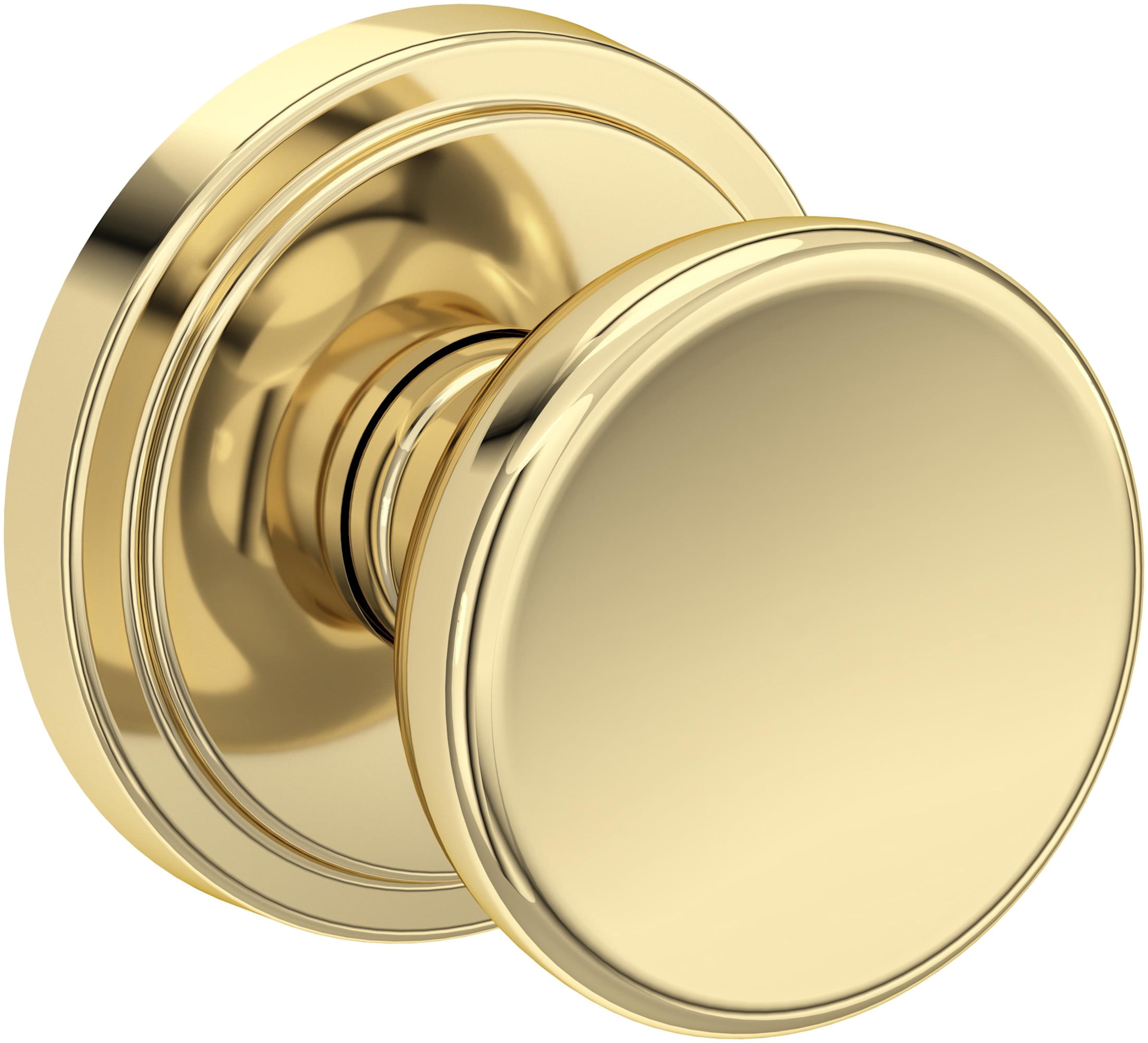 Baldwin PSSOLSRR031 Solvang Passage Door Knob Set - Brass
