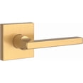 thumbnail image 1 of Baldwin PSSQUCSR044 Square Passage Door Lever Set - Brass, 1 of 7