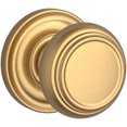 thumbnail image 1 of Baldwin PSTRATRR044 Traditional Passage Door Knob - Brass, 1 of 4