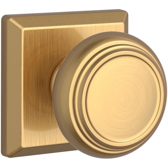 Baldwin PSTRATSR044 Traditional Passage Door Knob - Brass