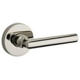 thumbnail image 1 of Baldwin PS.TUB.CRR Tube Passage Leverset with Contemporary Round Rose, Polished Nickel, 1 of 6