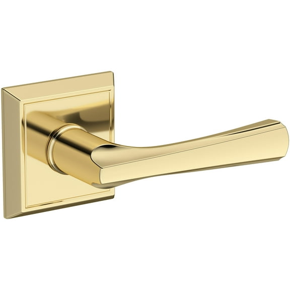 Baldwin Ps.Wyn.R.Chr Wyndcliff Passage Door Lever Set - Brass