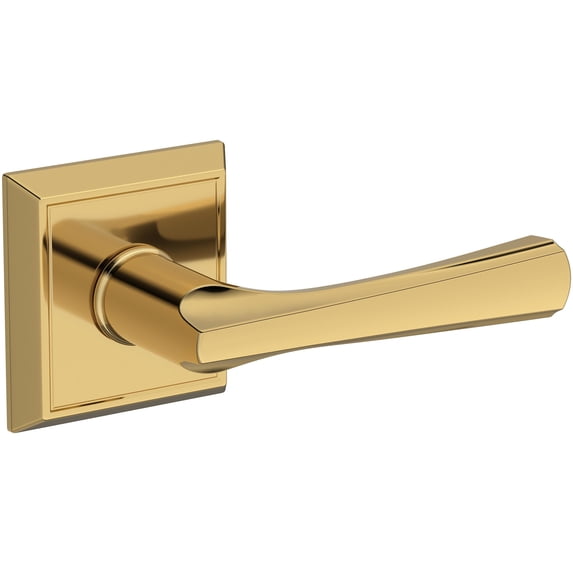 Baldwin PSWYNCHR003 Wyndcliff Passage Door Lever Set - Brass