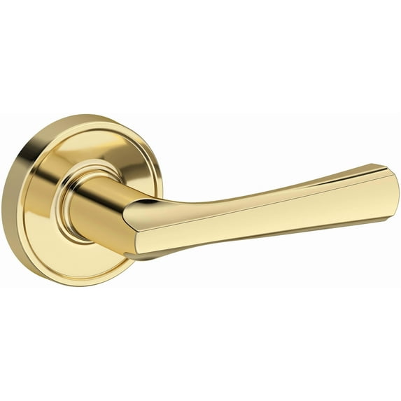 Baldwin Ps.Wyn.R.Rrr Wyndcliff Passage Door Lever Set - Brass