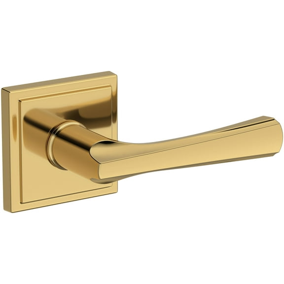 Baldwin Ps.Wyn.R.Ssr Wyndcliff Passage Door Lever Set - Brass