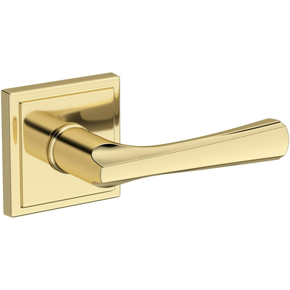 Baldwin PSWYNSSR031 Wyndcliff Passage Door Lever Set - Brass