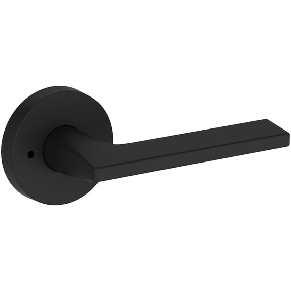 Baldwin Pv.Ana.R.Crr Anaheim Hills Privacy Door Lever Set - Black