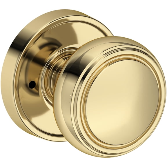 Baldwin Pv.Bre.Rrr Bremerton Privacy Door Knob Set - Brass