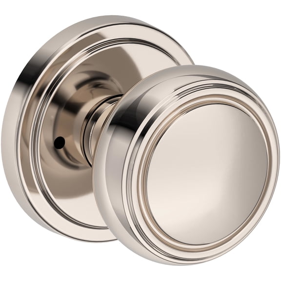 Baldwin Pv.Bre.Srr Bremerton Privacy Door Knob Set - Nickel