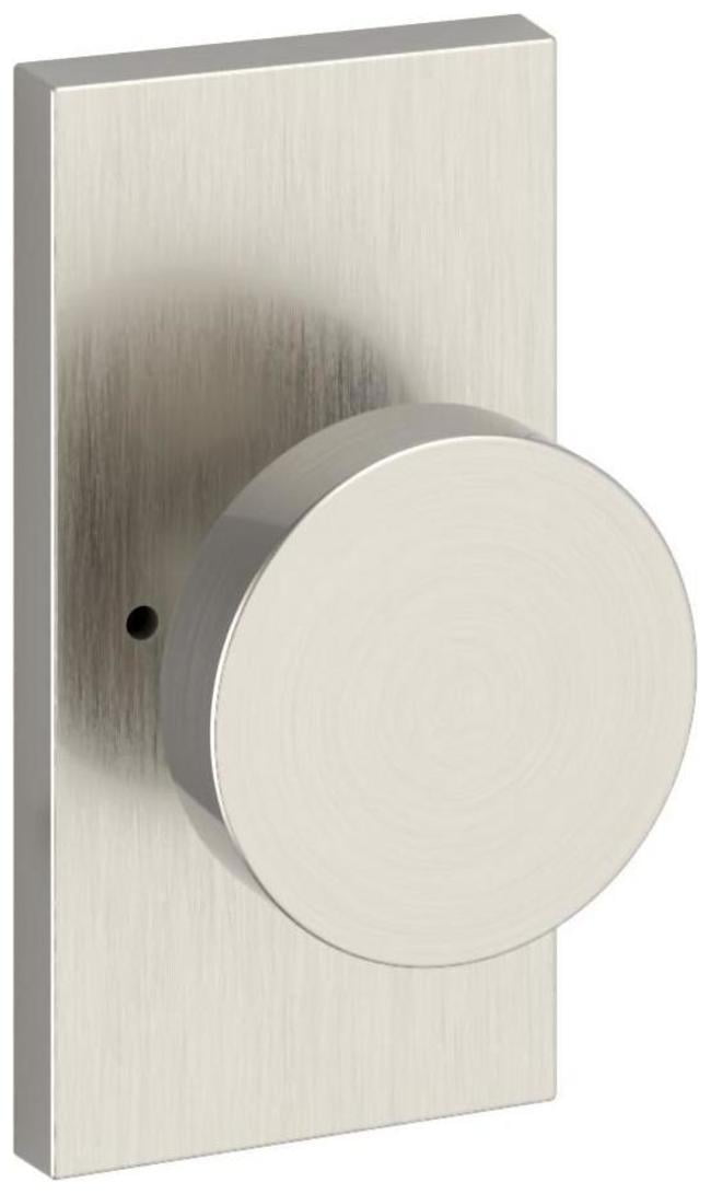 Baldwin PVCONCFR150 Contemporary Privacy Door Knob Set - Nickel