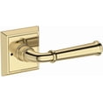 thumbnail image 1 of Baldwin PVDUNCHR031 Dunsmoor Privacy Door Lever Set - Brass, 1 of 7