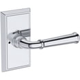 thumbnail image 1 of Baldwin PVDUNHFR260 Dunsmoor Privacy Door Lever Set - Chrome, 1 of 7