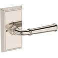 thumbnail image 1 of Baldwin PVDUNHFR055 Dunsmoor Privacy Door Lever Set - Nickel, 1 of 7