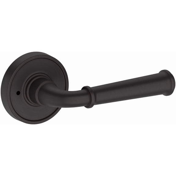 Baldwin PVDUNRRR112 Dunsmoor Privacy Door Lever Set - Bronze