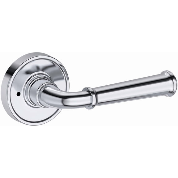 Baldwin PVDUNRRR260 Dunsmoor Privacy Door Lever Set - Chrome
