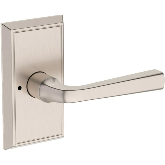 Baldwin PVKINHFR150 Kingvale Privacy Door Lever Set - Nickel