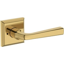 Baldwin Pv.Kin.R.Tsr Kingvale Privacy Door Lever Set - Brass