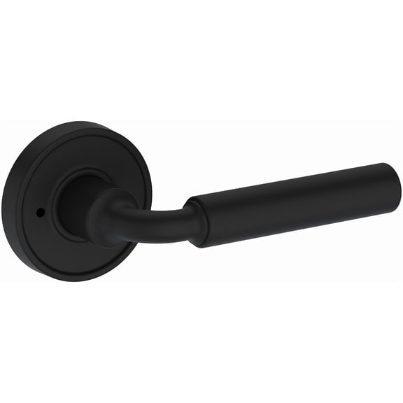 Baldwin PVLACRRR190 La Conner Privacy Door Lever Set - Black