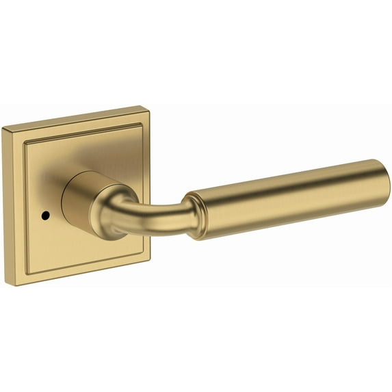 Baldwin PVLACSSR044 La Conner Privacy Door Lever Set - Brass
