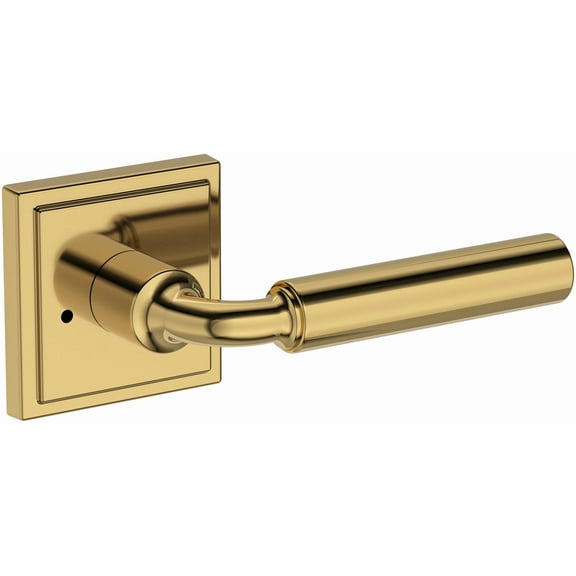 Baldwin PVLACSSR003 La Conner Privacy Door Lever Set - Brass