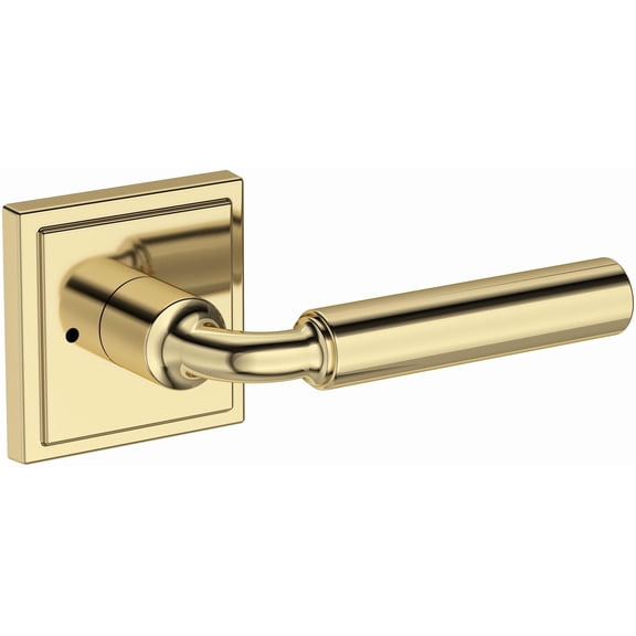 Baldwin PVLACSSR031 La Conner Privacy Door Lever Set - Brass