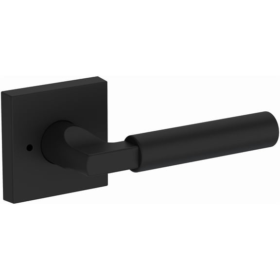 Baldwin Pv.Lkf.R.Csr Lake Forest Privacy Door Lever Set - Black