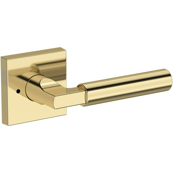 Baldwin Pv.Lkf.R.Csr Lake Forest Privacy Door Lever Set - Brass